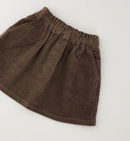 iDO girls' skirt MARRONE SCURO-0871