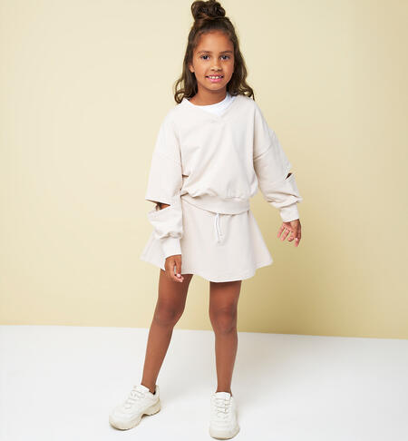 Girls' skirt BEIGE