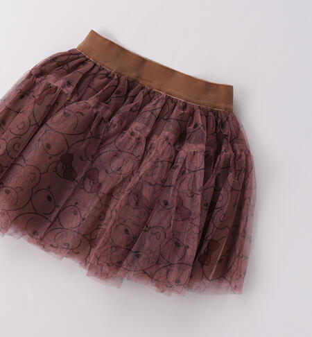 Gonna di tulle bambina ROSA-MARRONE-6BUB