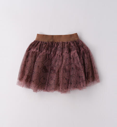 Gonna di tulle bambina ROSA-MARRONE-6BUB