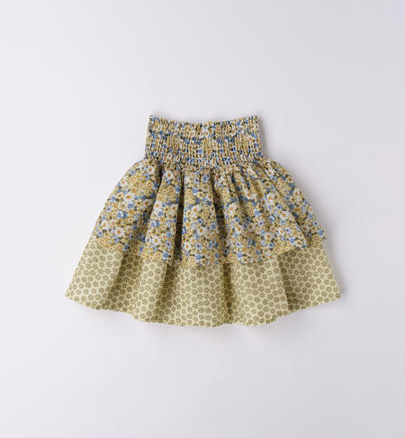 Gonna fantasia ragazza da 8 a 16 anni iDO GIALLO-VERDE-6VS6