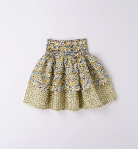 Gonna fantasia ragazza da 8 a 16 anni iDO GIALLO-VERDE-6VS6