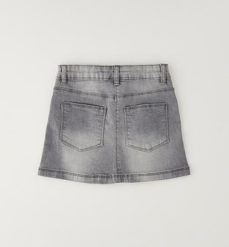 Gonna jeans ragazza DENIM MEDIUM GREY-7998