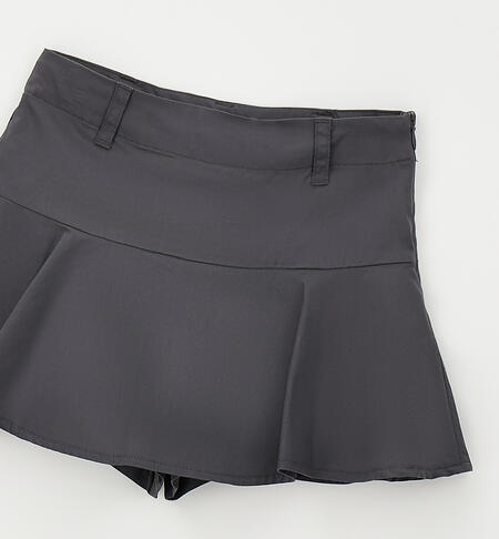 Girls' culottes GRIGIO-0567