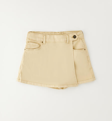 Girls' culottes BEIGE