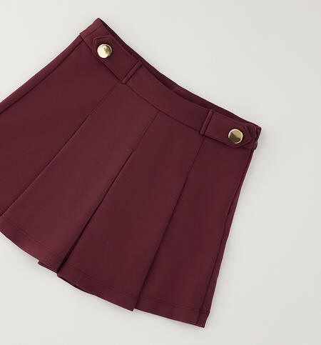 Gonna per bambina BORDEAUX-2953