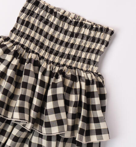iDO checked skirt for girls from 8 to 16 years BURRO-0215