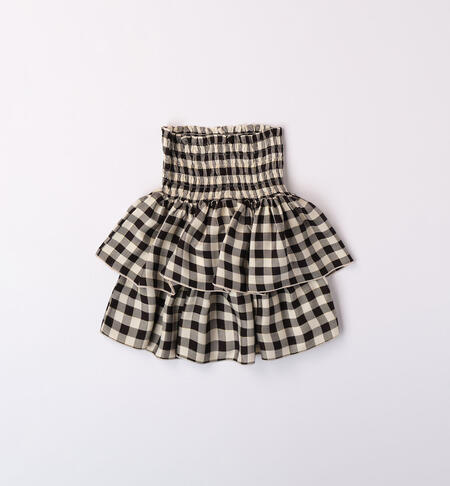 iDO checked skirt for girls from 8 to 16 years BURRO-0215