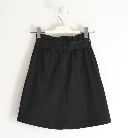 Girl¿s skirt with belt  from 8 to 16 years by iDO NERO-0658