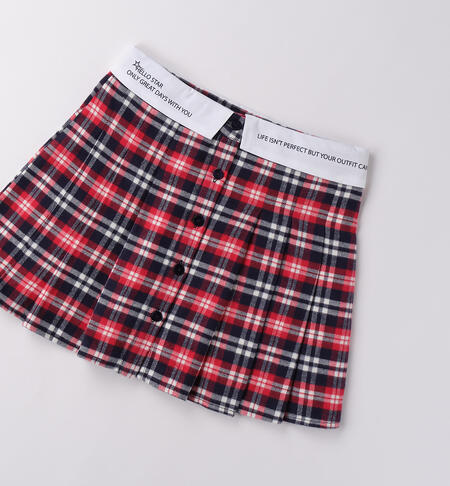 Gonna per ragazza ROSSO-2244