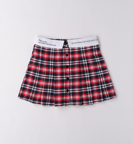 Gonna per ragazza ROSSO-2244