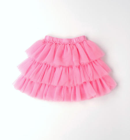 Gonna ragazza in tulle da 8 a 16 anni iDO ROSA BUBBLE-2421