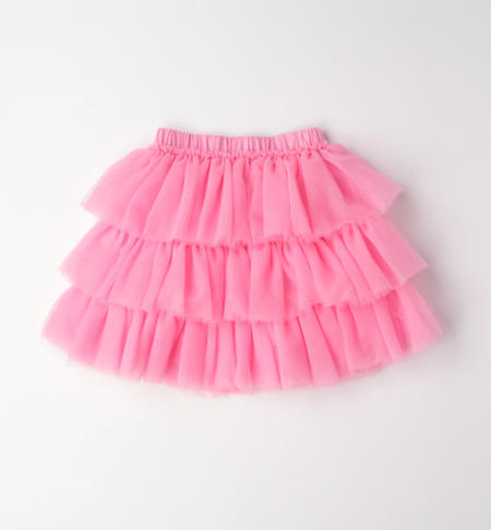 Gonna ragazza in tulle da 8 a 16 anni iDO ROSA BUBBLE-2421