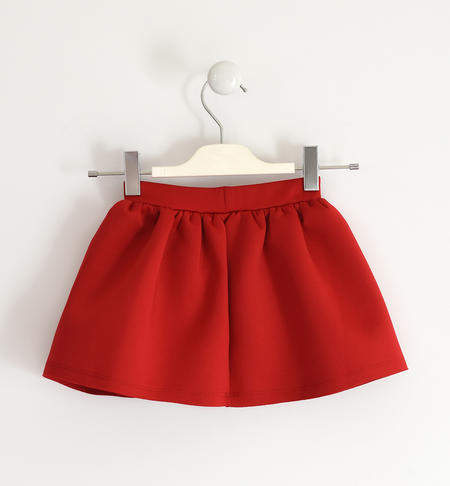 Girls red skirt from 9 months to 8 years iDO ROSSO-2253