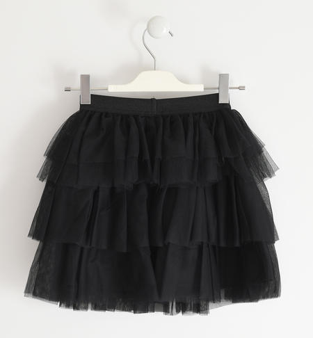 Little girl tulle skirt from 8 to 16 years old iDO NERO-0658