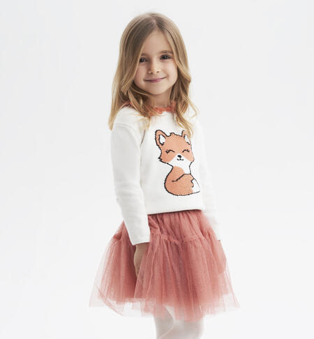 iDO glitter tulle skirt for girls from 9 months to 8 years COTTO-GLITTER MATCHING-6X82
