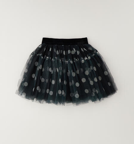 Tulle skirt for girls BLACK