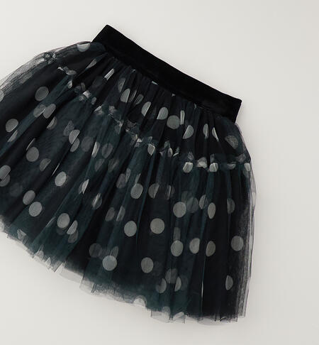Tulle skirt for girls NERO-PANNA-6CGG
