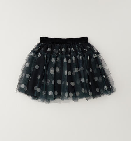Tulle skirt for girls NERO-PANNA-6CGG