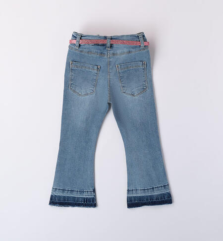 Girls' flared jeans  LAVATO CHIARISSIMO-7300