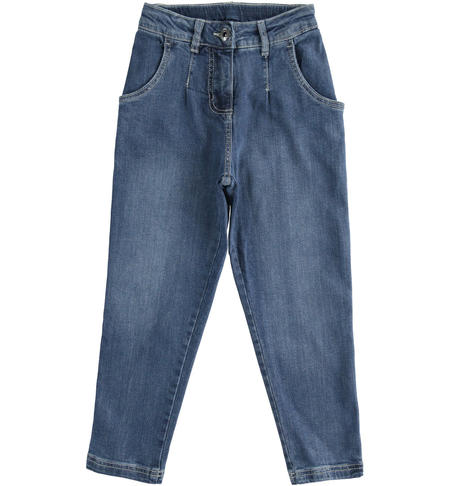 Jeans baggy ragazza BLU