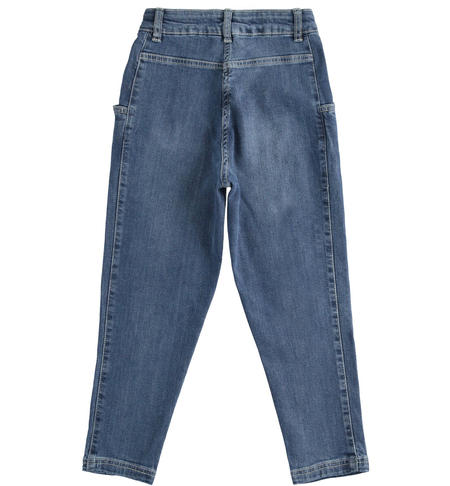 Jeans baggy ragazza - da 8 a 16 anni iDO STONE WASHED-7450
