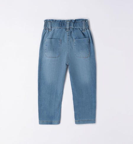 iDO jeans for girls with rhinestones from 9 months to 8 years STONE BLEACH-7350