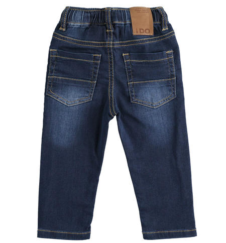 Jeans with elasticated waist for boys from 9 months to 8 years iDO BLU-7750