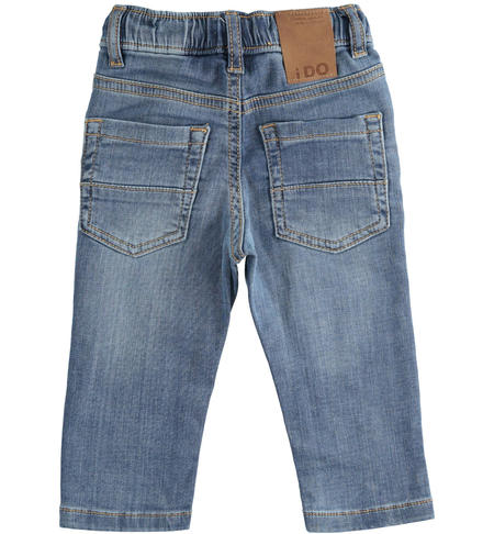 Jeans bambino con elastico in vita - da 9 mesi a 8 anni iDO STONE WASHED-7450