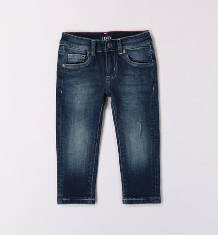 Boys' ripped jeans BLUE