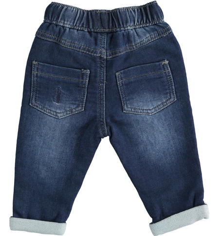 Baby jeans with turn-up from 1 to 24 months iDO BLU-7750