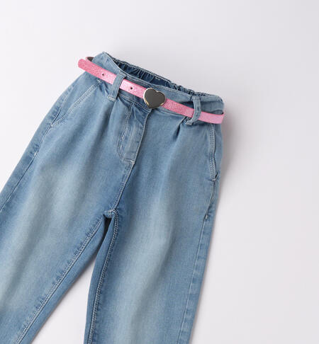 Jeans con cintura per bambina LAVATO CHIARISSIMO-7300