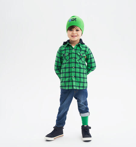 Jeans con elastico per bambino BLU