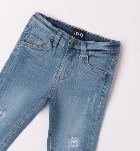 Jeans con rotture per bambino LAVATO CHIARISSIMO-7300