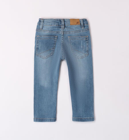 Jeans con rotture per bambino LAVATO CHIARISSIMO-7300