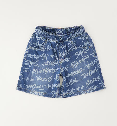 Jeans corti per bambino AZZURRO