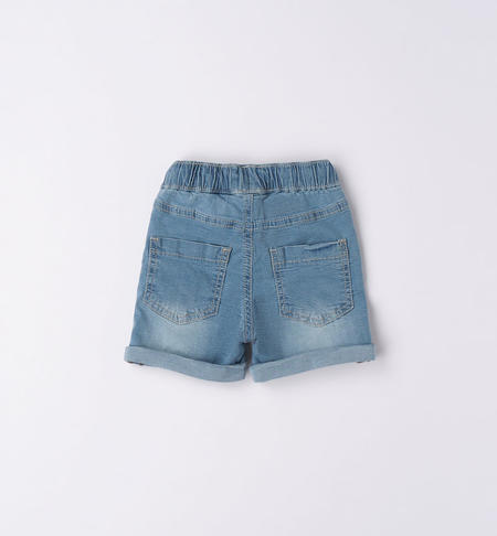 iDO short jeans for baby boy from 1 to 24 months STONE BLEACH-7350