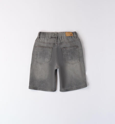 Jeans corto per ragazzo GRIGIO CHIARO-7992