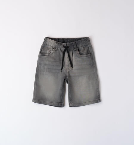 Jeans corto per ragazzo GRIGIO CHIARO-7992