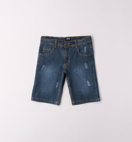 iDO short jeans for boys from 8 to 16 years STONE WASHED-7450