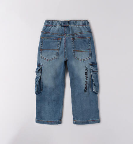 Jeans da bambino  STONE WASHED CHIARO-7400