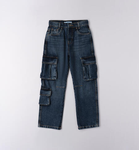 Jeans da ragazzo  STONE WASHED MEDIUM BLUE -7044