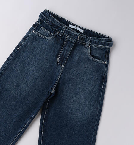 Jeans iDO ragazza STONE WASHED MEDIUM BLUE -7044