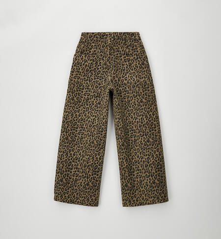 Jeans leopardato ragazza 