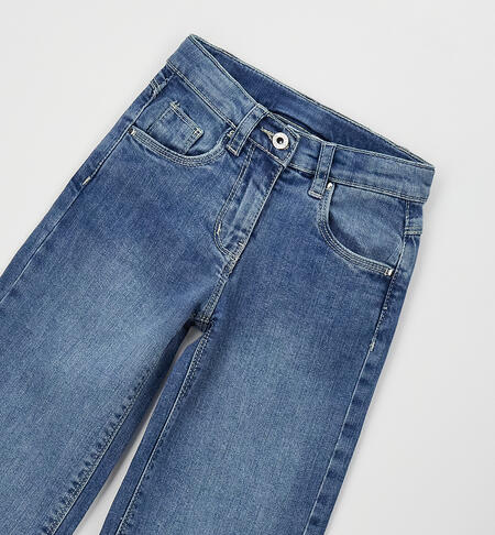 Jeans per bambina STONE WASHED CHIARO-7400