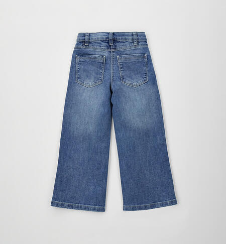 Jeans per bambina STONE WASHED CHIARO-7400
