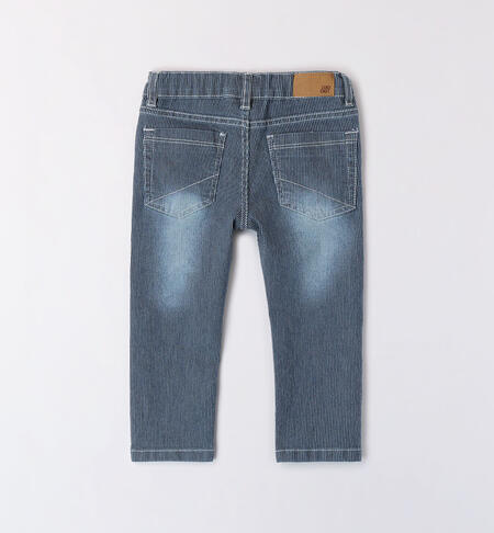 Jeans per bambino con risvoltino NAVY-3854