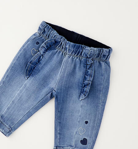 Jeans per neonata STONE WASHED CHIARO-7400