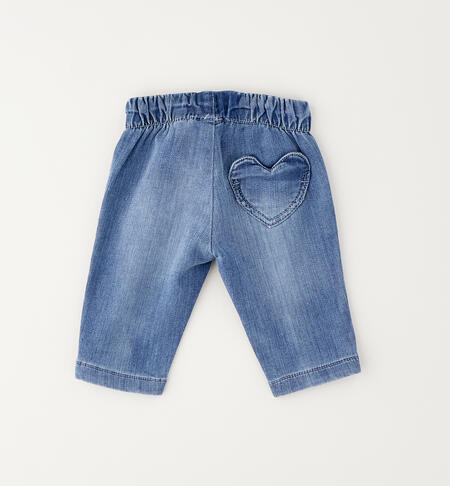 Jeans per neonata STONE WASHED CHIARO-7400