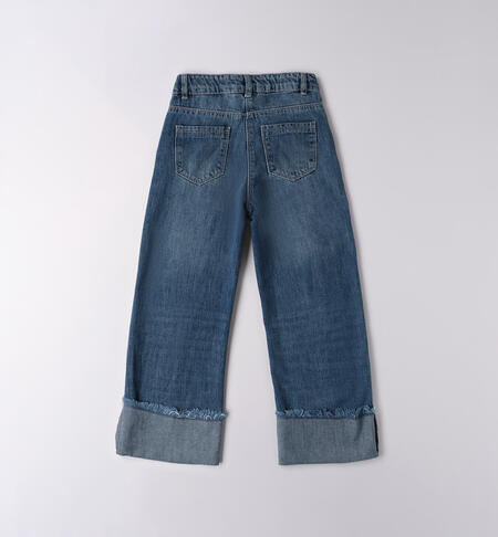 Jeans per ragazza STONE WASHED CHIARO-7400